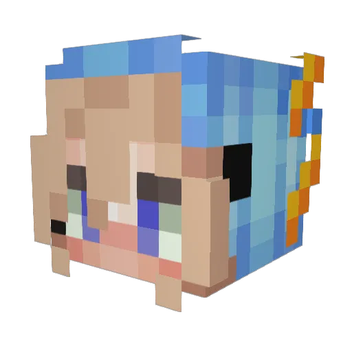 IEatYou666 Minecraft avatar head, 3D render