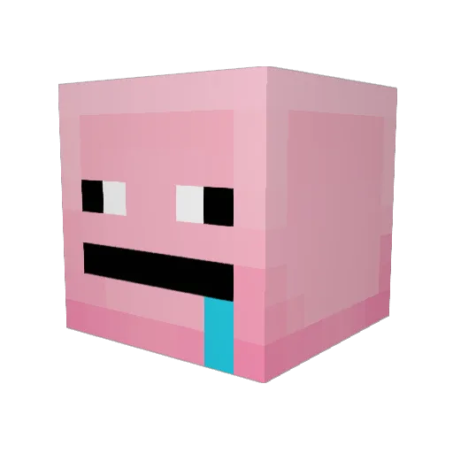 IEatsYourCake Minecraft avatar head, 3D render