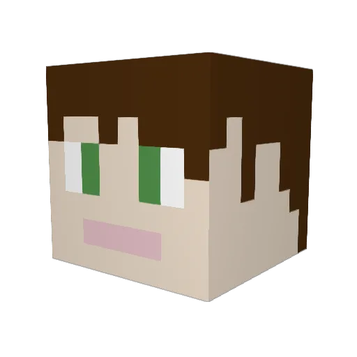 IEattKittensBruh Minecraft avatar head, 3D render