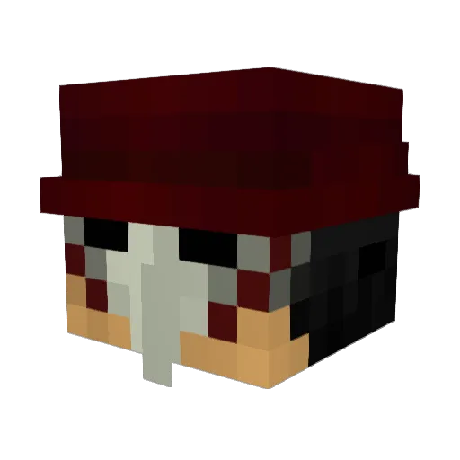 IFIghtDucks Minecraft avatar head, 3D render
