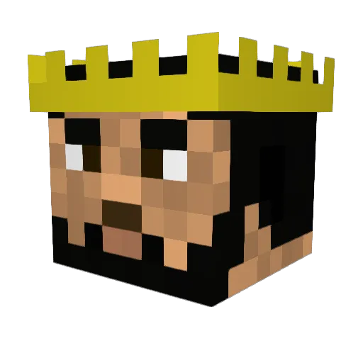 IFapForFame Minecraft avatar head, 3D render