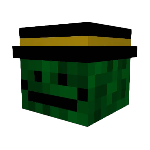 IForgotTbh Minecraft avatar head, 3D render