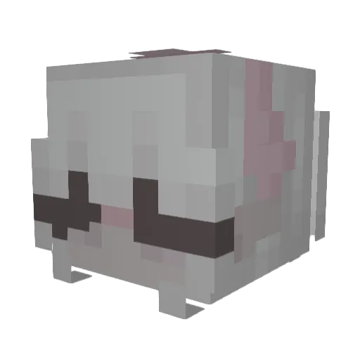 IFstrfcn Minecraft avatar head, 3D render