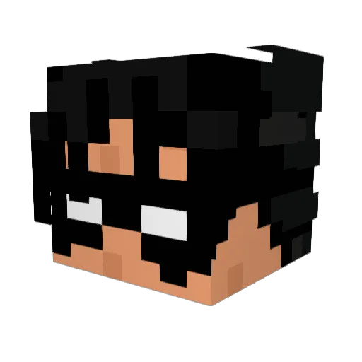IG0D Minecraft avatar head, 3D render