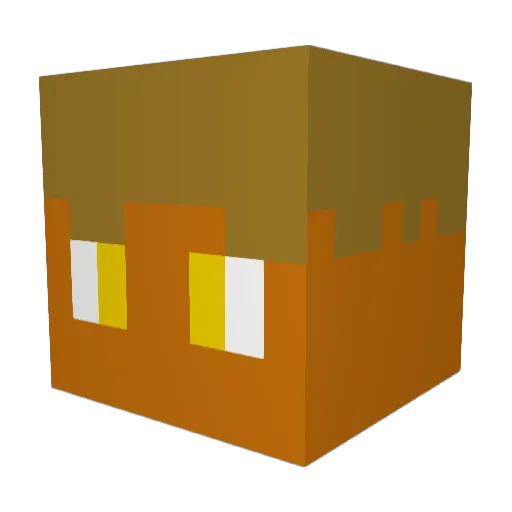 IGIslaw Minecraft avatar head, 3D render