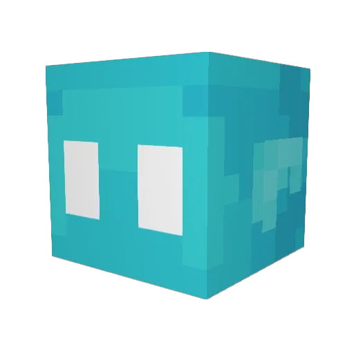 IGKNO Minecraft avatar head, 3D render