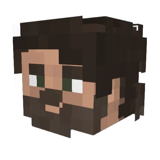 IGNACIONY20 Minecraft avatar head, 3D render