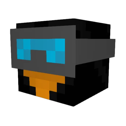 IGNBanana_ Minecraft avatar head, 3D render