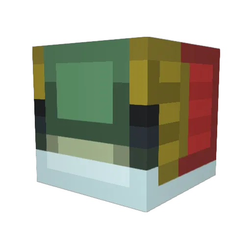 IGNHard Minecraft avatar head, 3D render