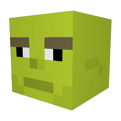 IGNYLLE Minecraft avatar head, 3D render