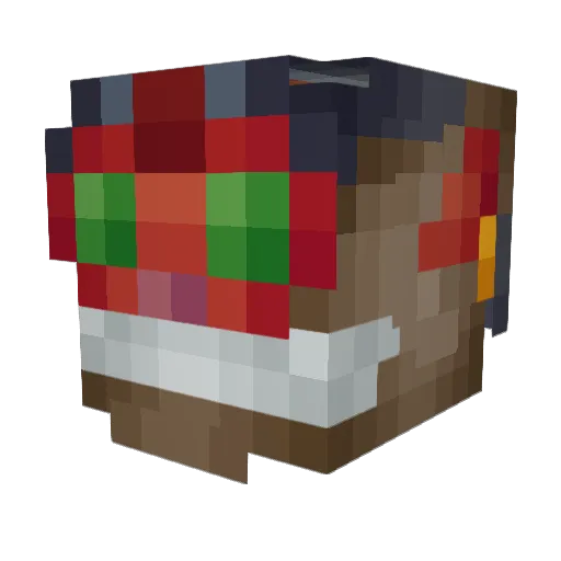 IGOBIG Minecraft avatar head, 3D render