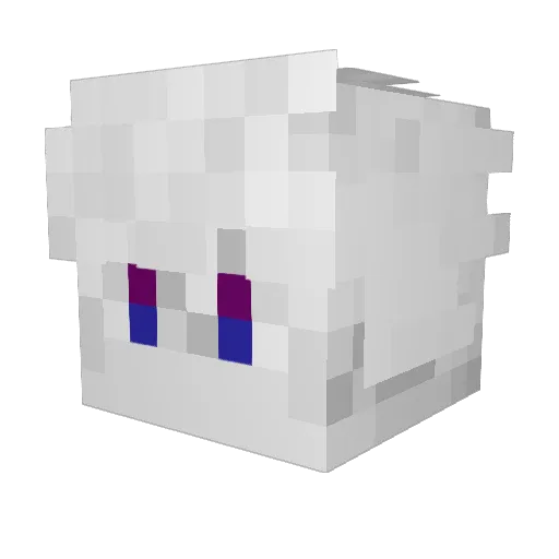 IGORbyby Minecraft avatar head, 3D render