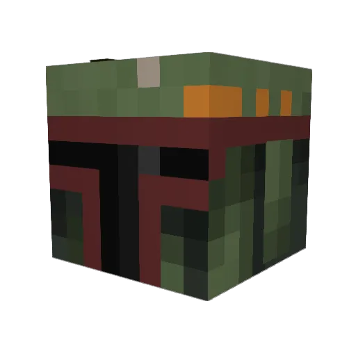 IGSNeo Minecraft avatar head, 3D render