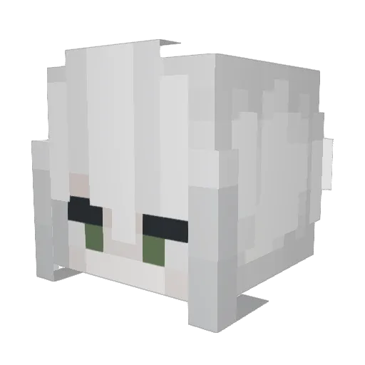 IGUPALE Minecraft avatar head, 3D render