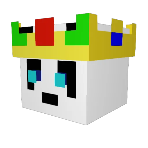 IGXBOI Minecraft avatar head, 3D render
