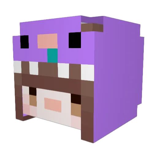 IG_Hui_ Minecraft avatar head, 3D render