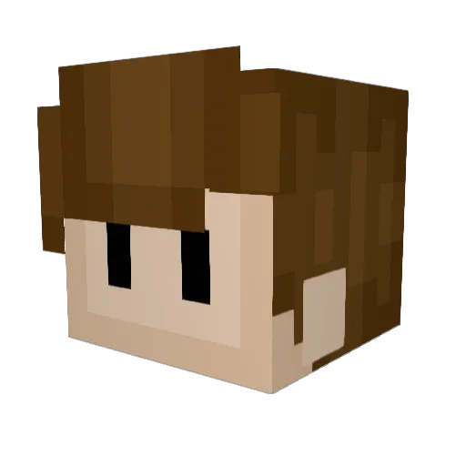 IG_swenstone_yt Minecraft avatar head, 3D render