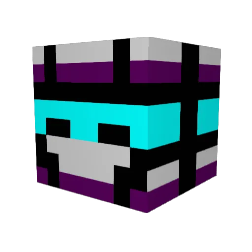 IGalaxyI Minecraft avatar head, 3D render