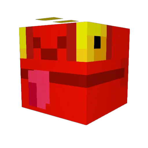 IGambitI Minecraft avatar head, 3D render