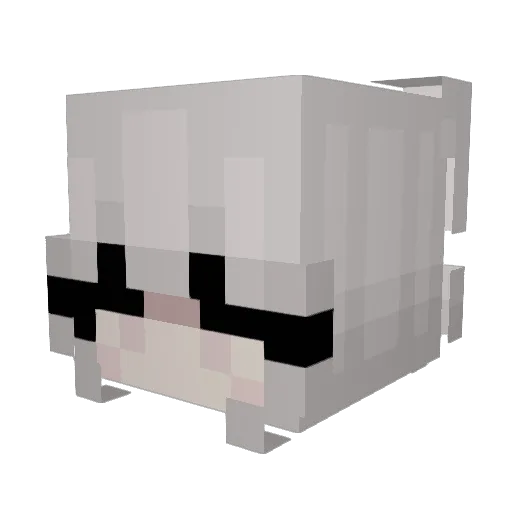 IGirlHanter Minecraft avatar head, 3D render