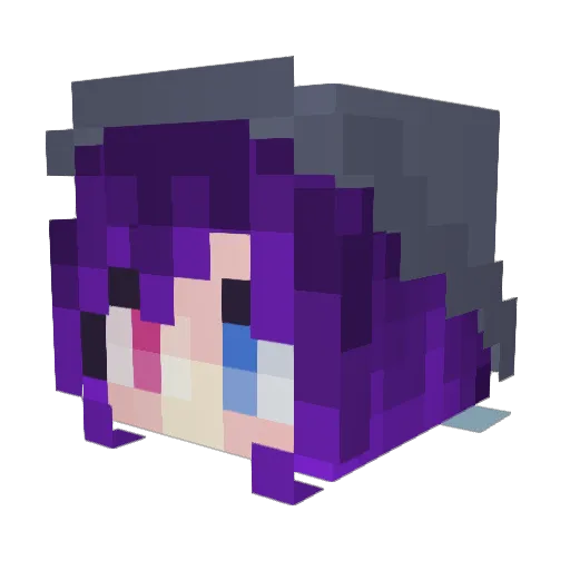 IGoBNKRPT Minecraft avatar head, 3D render