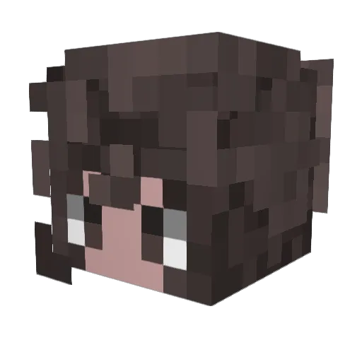IGoByOpal Minecraft avatar head, 3D render