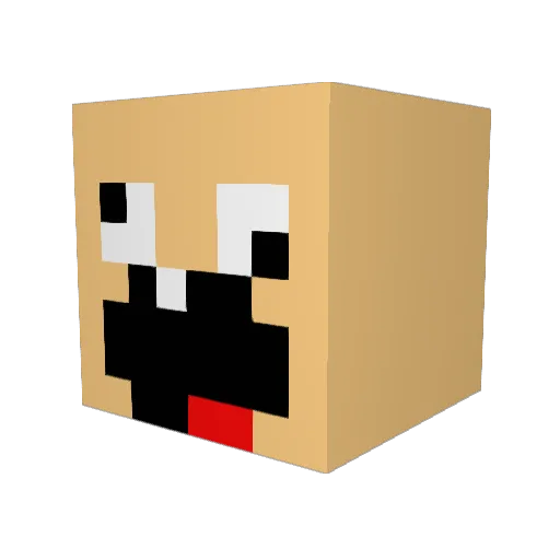 IGodTrev Minecraft avatar head, 3D render