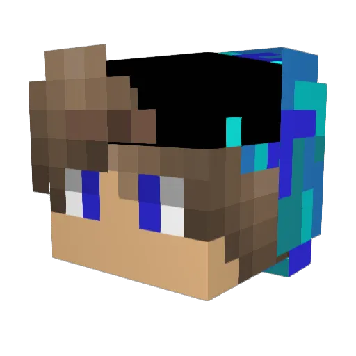 IGod_Zilla Minecraft avatar head, 3D render