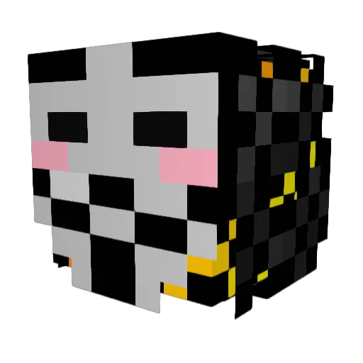 IGooglerS Minecraft avatar head, 3D render