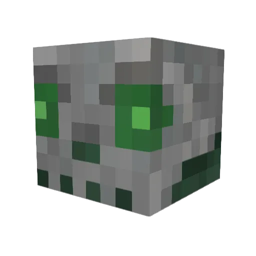 IGotSuperPowers Minecraft avatar head, 3D render