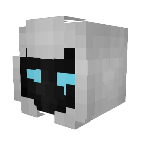 IHAVEURDAD Minecraft avatar head, 3D render