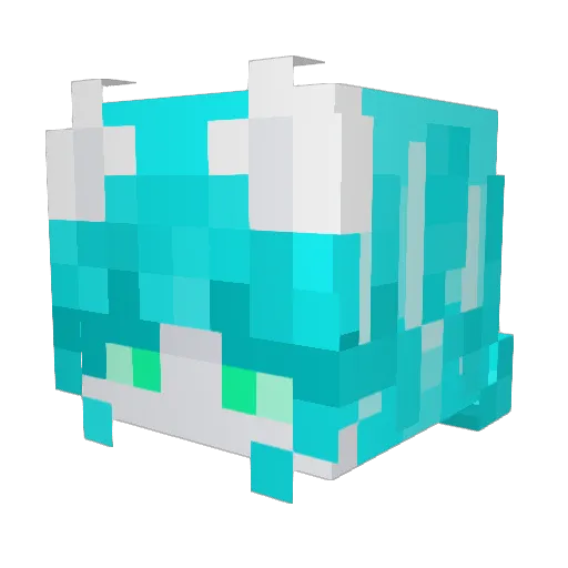 IHCUT Minecraft avatar head, 3D render