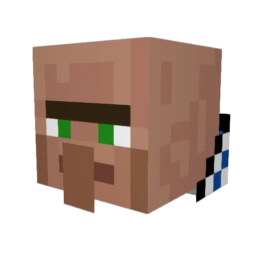 IHH__ Minecraft avatar head, 3D render