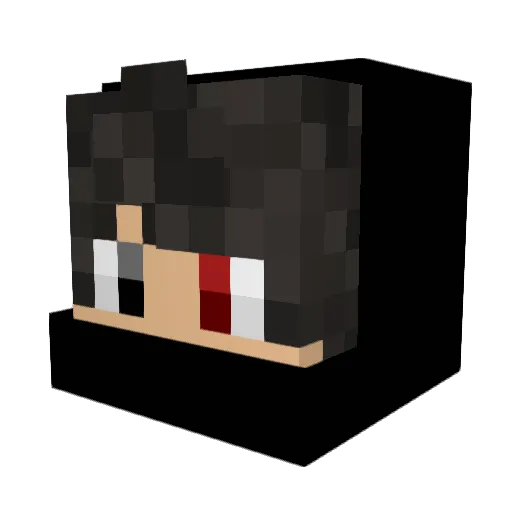 IHackThanos Minecraft avatar head, 3D render
