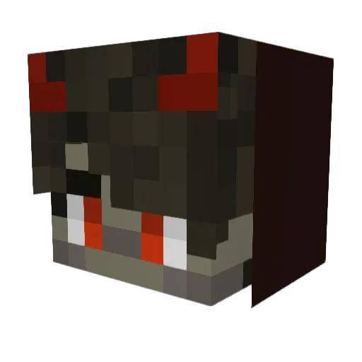 IHasArmpit Minecraft avatar head, 3D render
