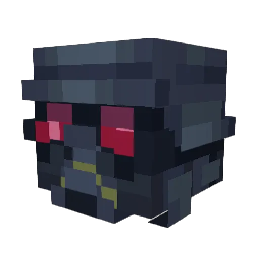 IHasChuck Minecraft avatar head, 3D render
