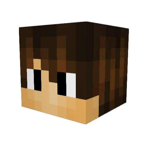 IHasGappleYT Minecraft avatar head, 3D render