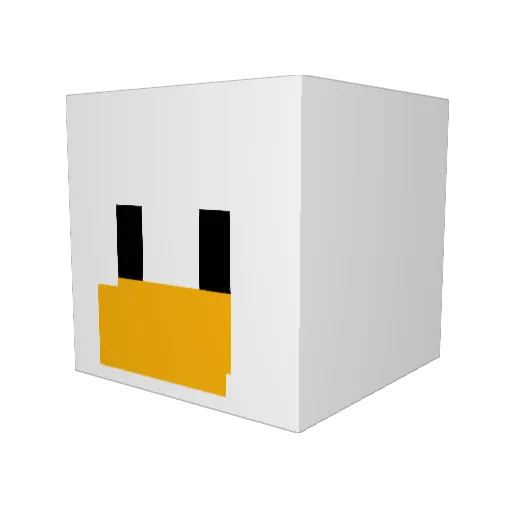 IHaveAnEgg205 Minecraft avatar head, 3D render