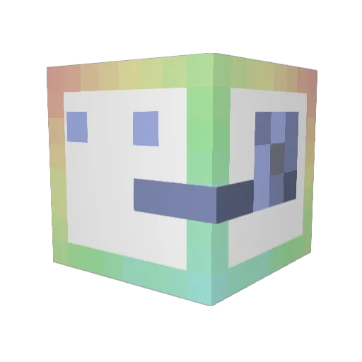 IHavePipi Minecraft avatar head, 3D render