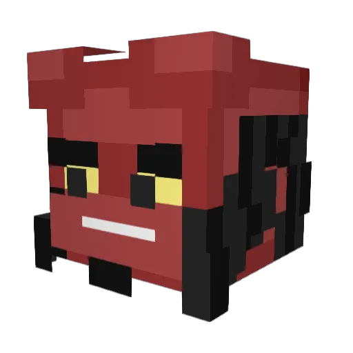 IHavePockets99 Minecraft avatar head, 3D render