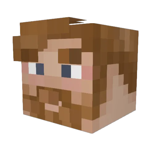 IHeartHotCocoa Minecraft avatar head, 3D render
