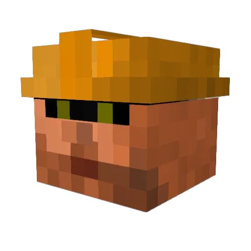 IHeartUndead Minecraft avatar head, 3D render