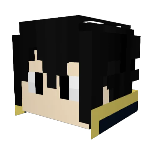 IHonkkongI Minecraft avatar head, 3D render