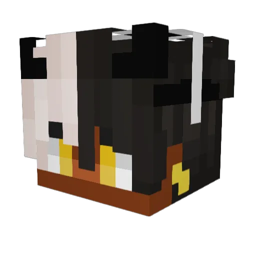 IHuntI Minecraft avatar head, 3D render