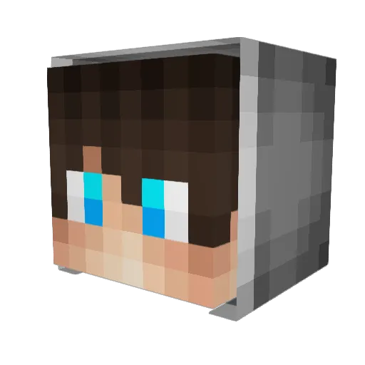 IHuntYou Minecraft avatar head, 3D render