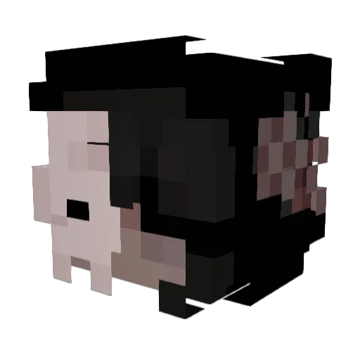IHydroG0D Minecraft avatar head, 3D render