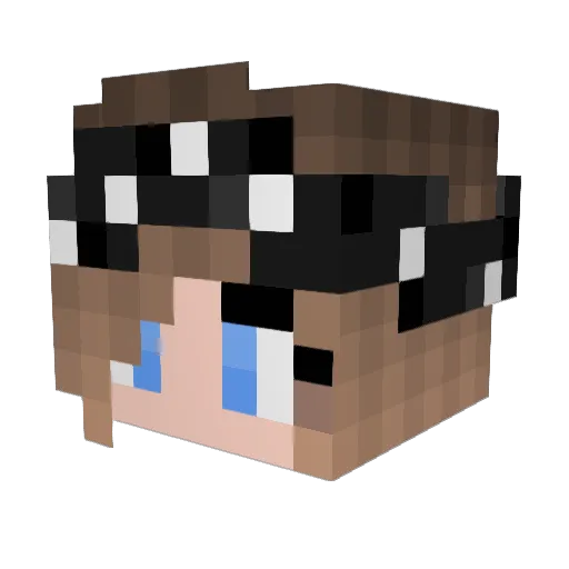 IIFahad_90II Minecraft avatar head, 3D render