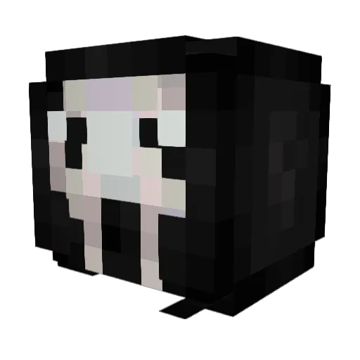 III7t Minecraft avatar head, 3D render
