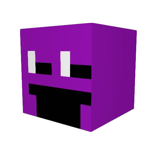 IIIBoxIII Minecraft avatar head, 3D render