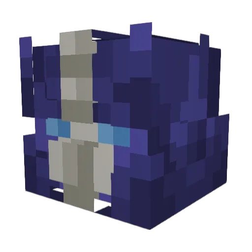 IIIIIIVII Minecraft avatar head, 3D render